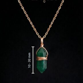Green Aventurine Pendant - Hexagonal