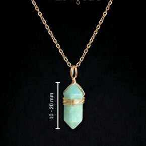 Amazonite Pendant - Hexagonal